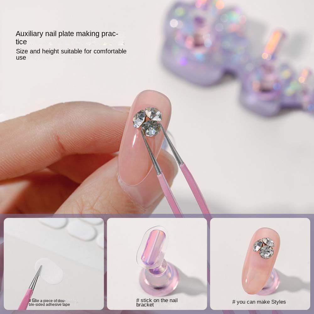 Giá Đỡ Trưng Bày Móng Tay Giả Hình Chân Mèo Tiện Dụng