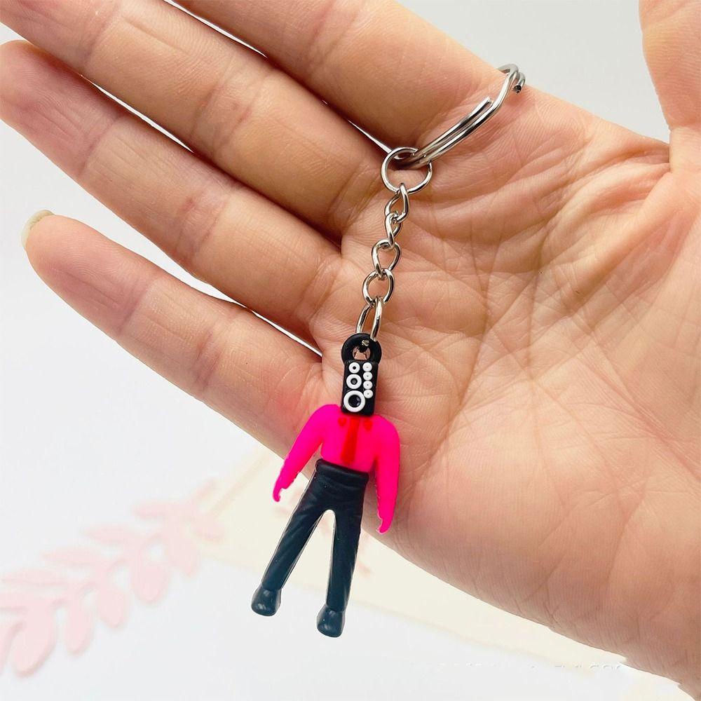 Shanhai Móc Khóa Hình Búp Bê Nam skibidi bop Camora man skibidi mini Dễ Thương