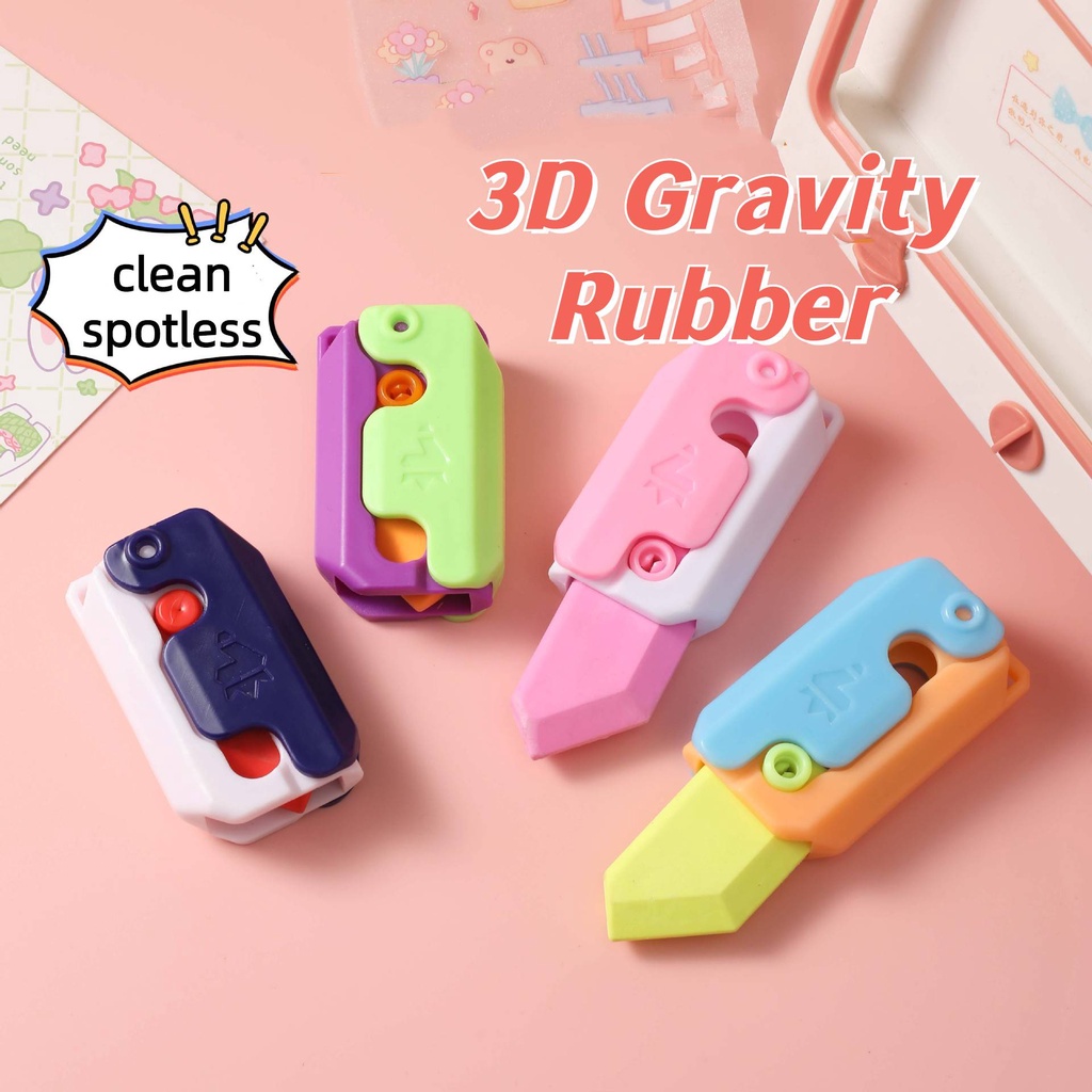 Gôm Tẩy Bằng Cao Su Hình Bức Xạ Hoạt Hình 3d Dễ Thương Cho Trẻ Em by1 yb1