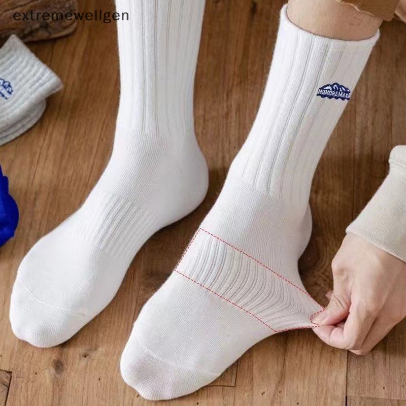 Vớ Thể Thao Dày Thấm Hút Mồ Hôi Thoáng Khí Màu Trơn Mùa Thu Và Mùa Đông Hàng Mới Dành Cho Nam Và Nữ