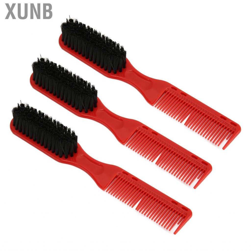 Xunb Men s Beard Styling Comb PP Handle  Haircut Brush for Home