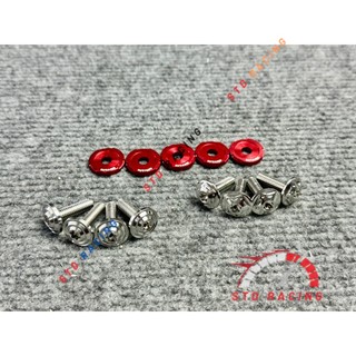 Combo 4 ốc 6li2 gắn dè sau ex150 salaya inox 304 tặng kèm long đền