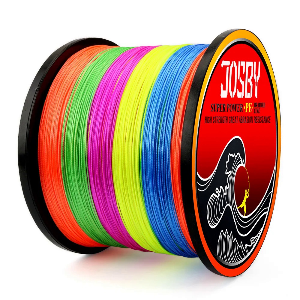 X4 Dây Câu Bện 8 Dây Đa Màu Multifiber Nước Mặn PE Line 1000M 500M 300M 100M 20 24 35 40 50 65 80 100LB