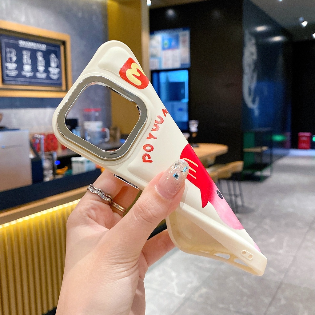 Ốp Điện Thoại In Hình Hoạt Hình Dễ Thương Cho iphone 15 14 13 12 11 pro max xs xr 8 7 plus