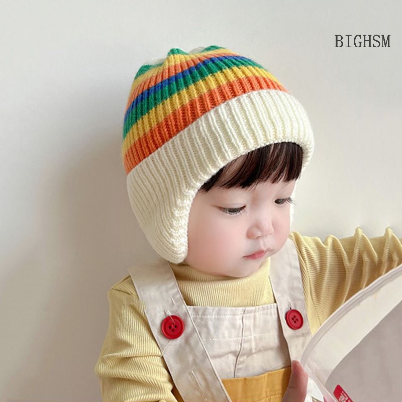 Mũ Đan Len Giữ Ấm Và Lạnh Thời Trang Hàn Quốc Cho Trẻ Sơ Sinh