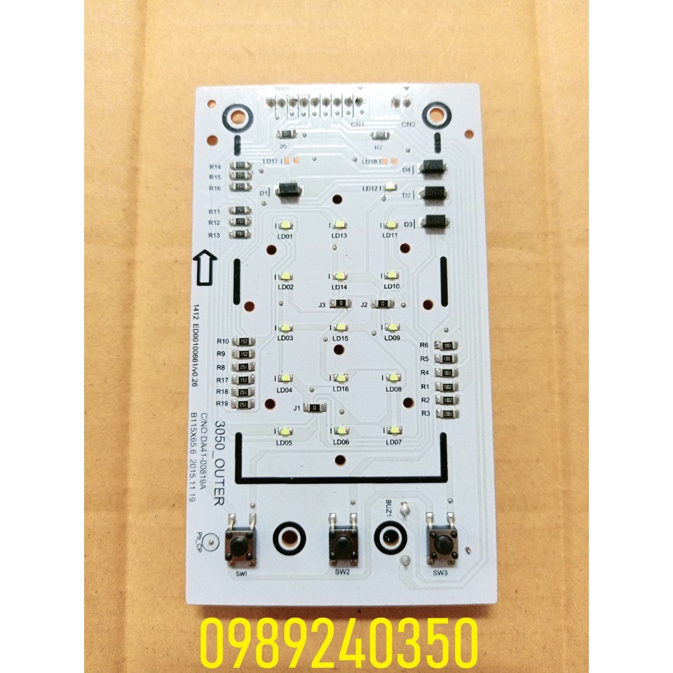 Bo mạch tủ lạnh Samsung mới chính hãng