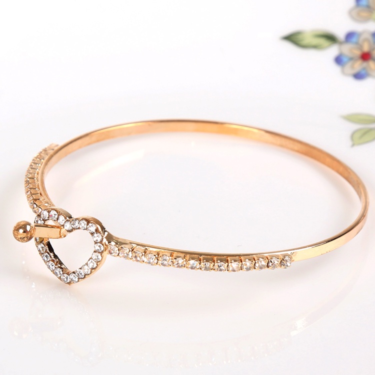 Niceme Vòng Tay pandora Bạc 925 Hình Trái Tim Đính Đá Lấp Lánh Có Thể Điều Chỉnh