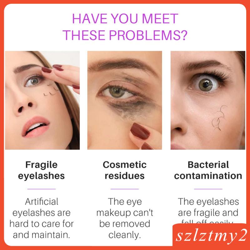 Dầu Gội Làm Sạch Lông Mi Chuyên Nghiệp 50ml Kèm Cọ Làm Sạch Dành Cho Khách Sạn / Trong Nhà