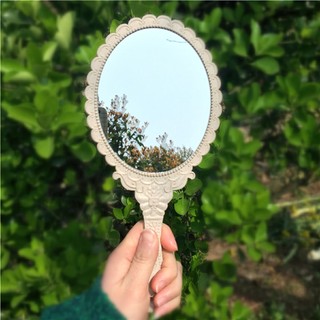 Gương cầm tay princess hoàng cung không gập - prune