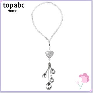 Phụ kiện treo kính chiếu hậu xe ô tô trang trí bằng đá pha lê giả lấp lánh hình trái tim nhiều màu sắc