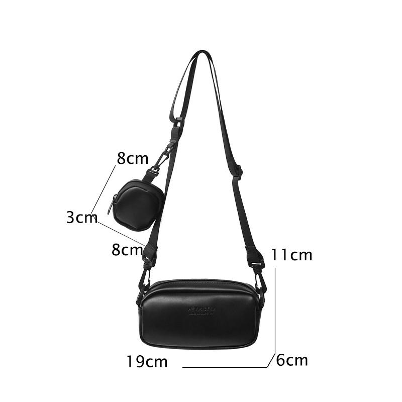 XINYIMEI  Túi Đeo Chéo mini Hình Vuông Phong Cách Hàn Quốc Mới Cho Nam