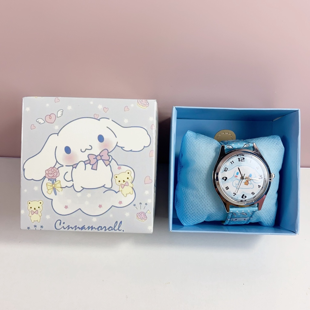 Sanrio Đồng Hồ Điện Tử Hình kuromi melody cinnamoroll Đáng Yêu Cho Bé