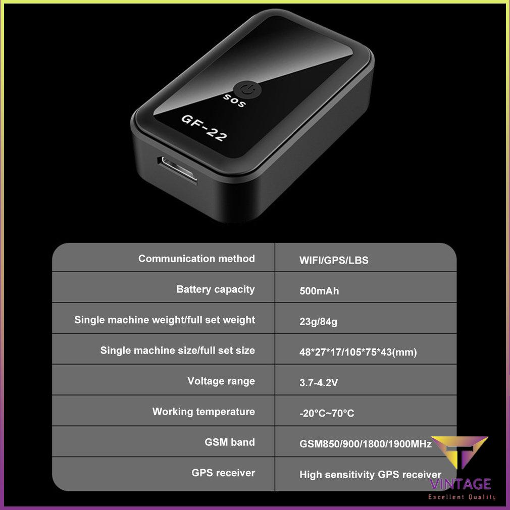 Car Tracker Magnetic Mini GPS Locator Anti-Lost Recording Tracking Device
