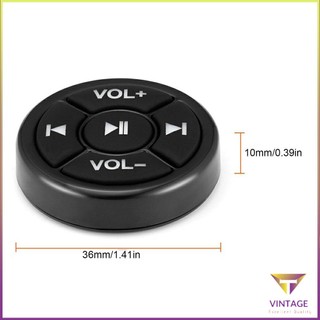 Wireless Media Button Remote Controller Car Motorcycle Bike Steering Wheel [A/8]