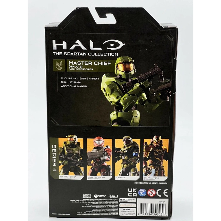 Mô hình nhân vật Jazwares🚀6.5' The Spartan Collection🚀Halo 2 - Master Chief