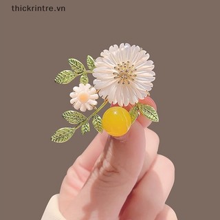 Ghim cài áo hình hoa cúc nhỏ thời trang cho nữ