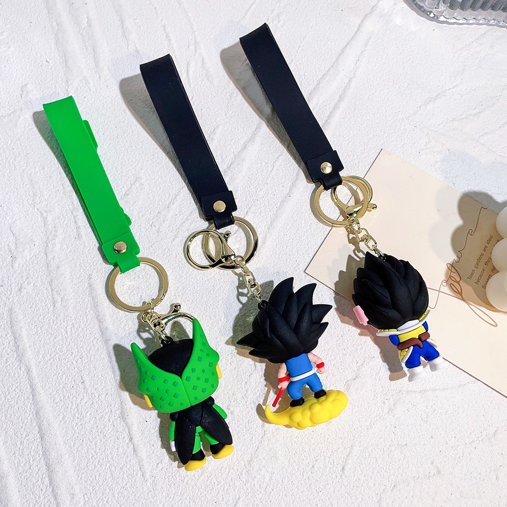 Móc Khóa Silicon Hình Nhân Vật goku Trong Phim Hoạt Hình dragon ball