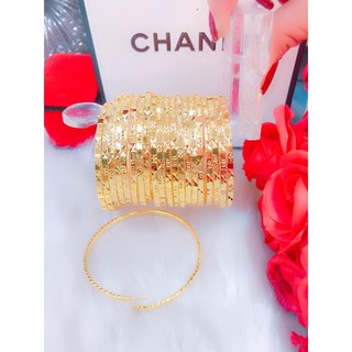 Bộ vòng xi men gồm 07 chiếc mạ vàng 24k - ms.th 116.22.08