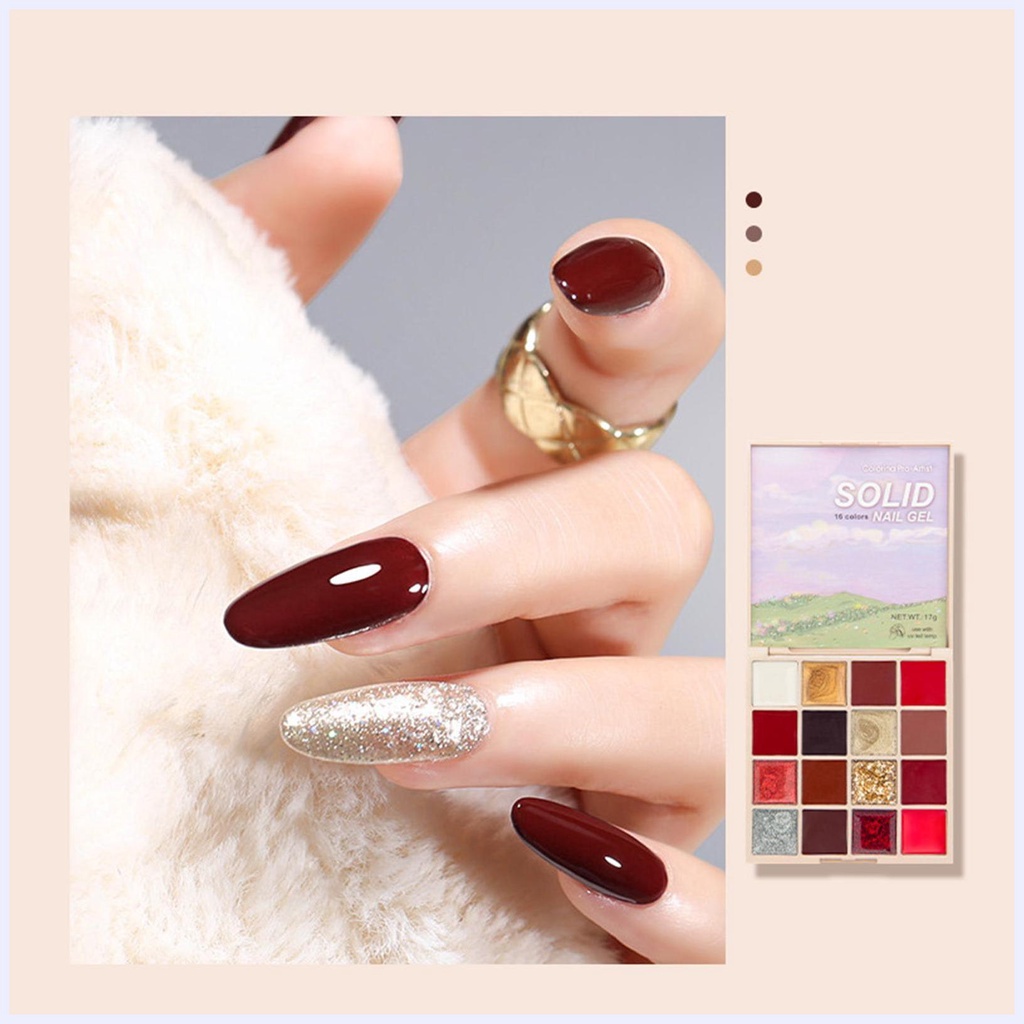 Gel Sơn Móng Tay 16 Màu Sắc Thời Trang