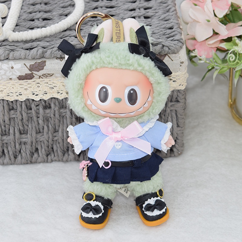 Mới Bộ Áo Liền Quần Vải cotton 15cm Cho Búp Bê