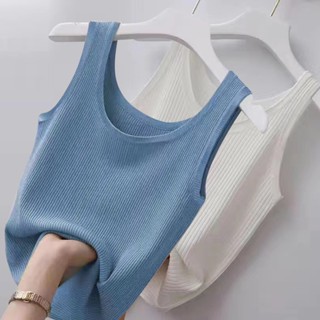 Hàng sẵn có 40-100Kg Nữ Plus Size Áo Vest Suspender Ren Camisoles Nữ Slim Fit Đáy Áo Sơ Mi Không Tay Bên Ngoài Mặc Bên Trong