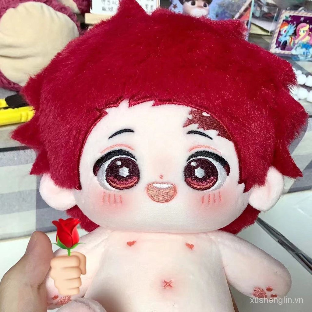 New Ghost Blade charcoal Zhilang 20cm cotton doll ins Style Advanced super soft Doll anime peripheral gift