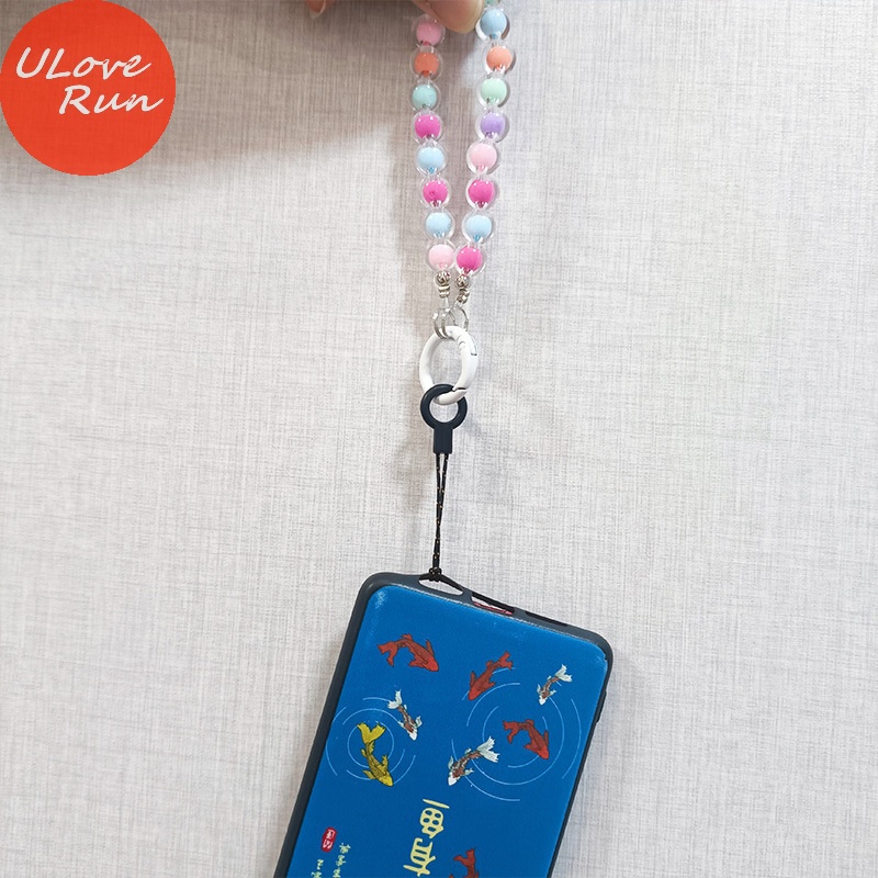 Uloverun Vòng Tay Chuỗi Hạt Gắn Điện Thoại Chống Rơi Hình Hoa Hướng Dương Dễ Thương Thời Trang Cho Nữ vn