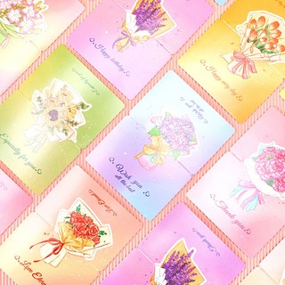 Thiệp Chúc Mừng Sinh Nhật Hoa Ba Chiều