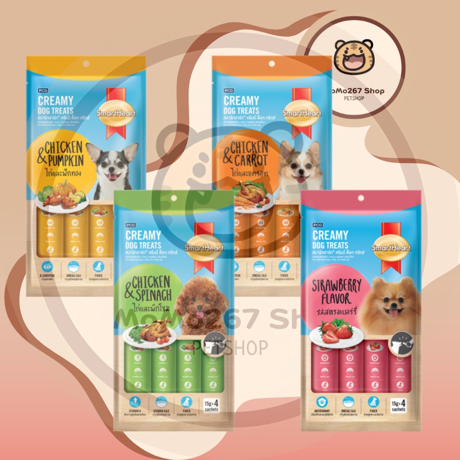 BÁNH THƯỞNG DẠNG KEM SMARTHEART GÓI 15g