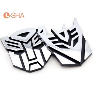 Logo transformers 3d Dán Trang Trí Xe Hơi Độc Đáo