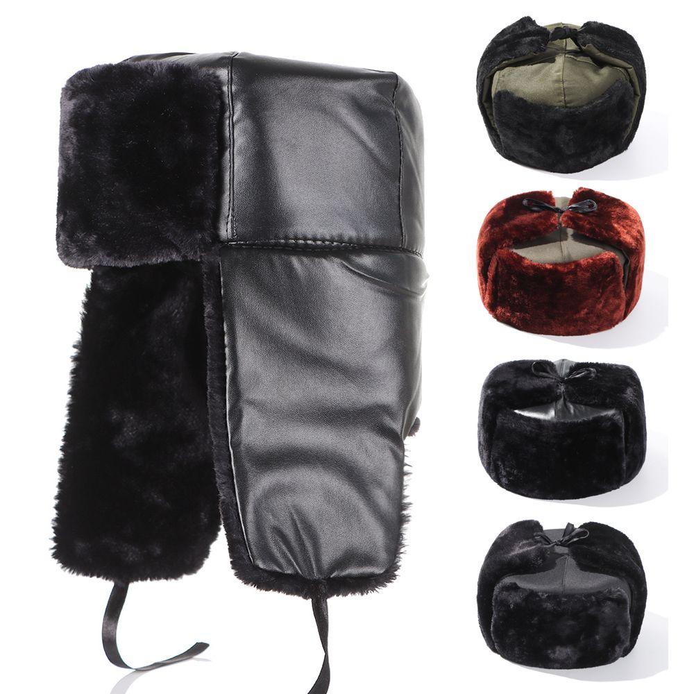 Mũ Lông Dày Dặn Giữ Ấm Phong Cách Nga Ushanka