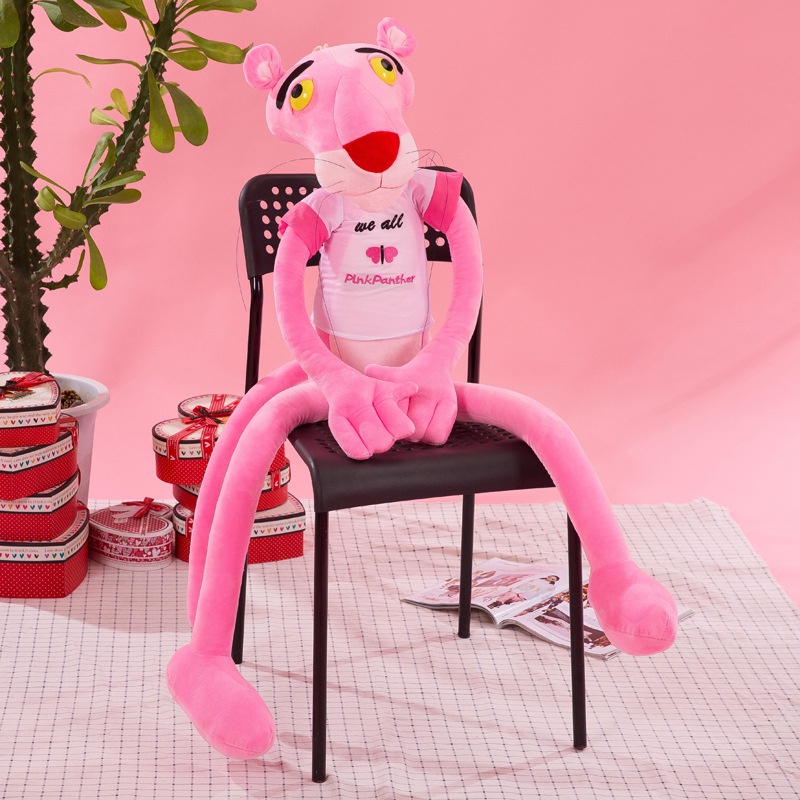 Gấu bông Báo hồng có áo cực mềm mại chân dài cute - Gấu bông hoạt hình - Thú nhồi bông nhập khẩu - Gấu bông giá rẻ