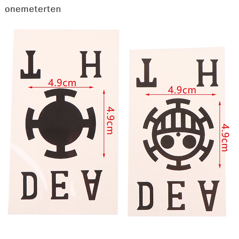 Rten Hình Xăm Dán Ngón Tay Giả Hình anime one piece luffy lasg law ace Tiếng Anh d e t h Hoa Cho Người Lớn n