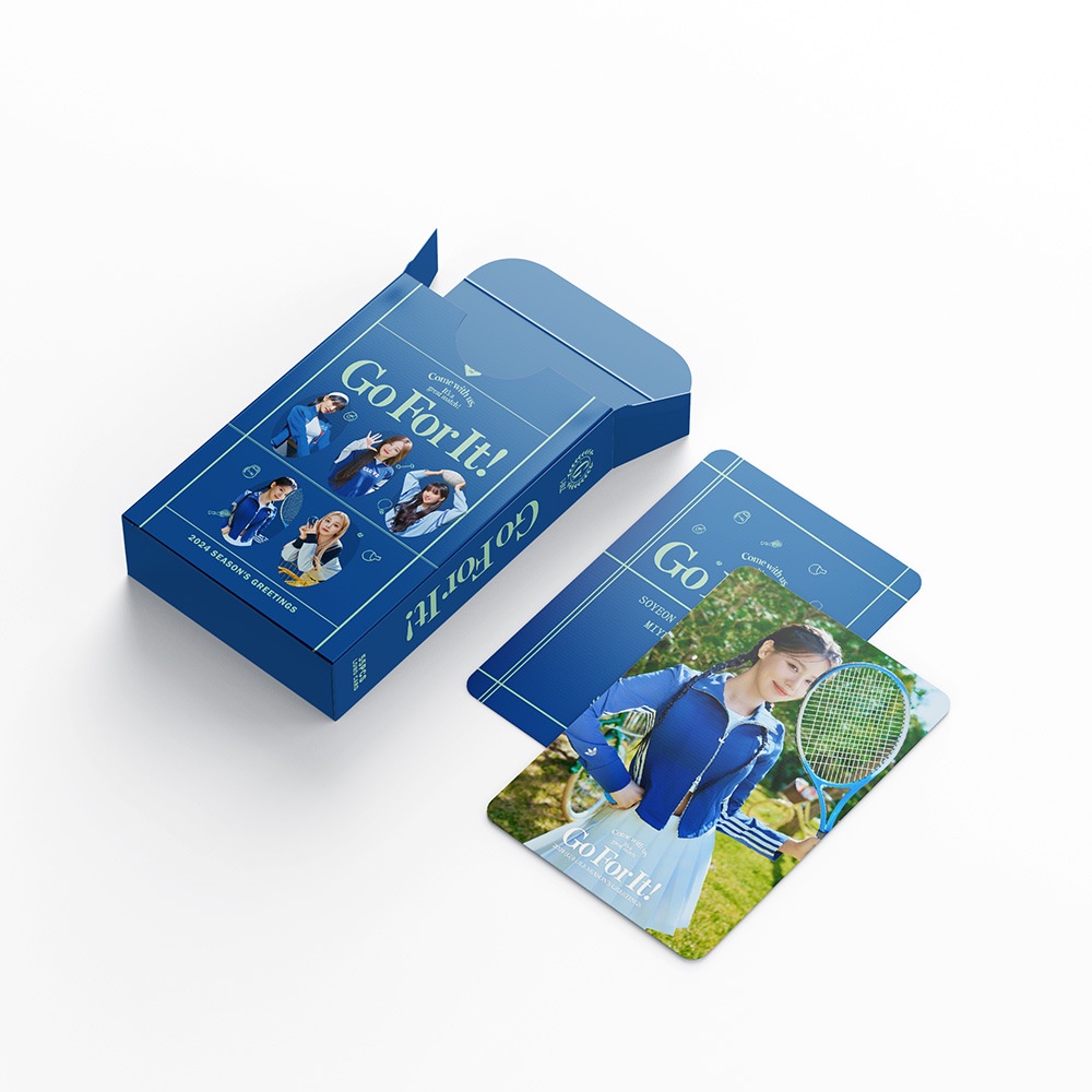 Hộp 55 Tấm Ảnh lomo card i-dle Nhóm Nhạc kpop Thẻ