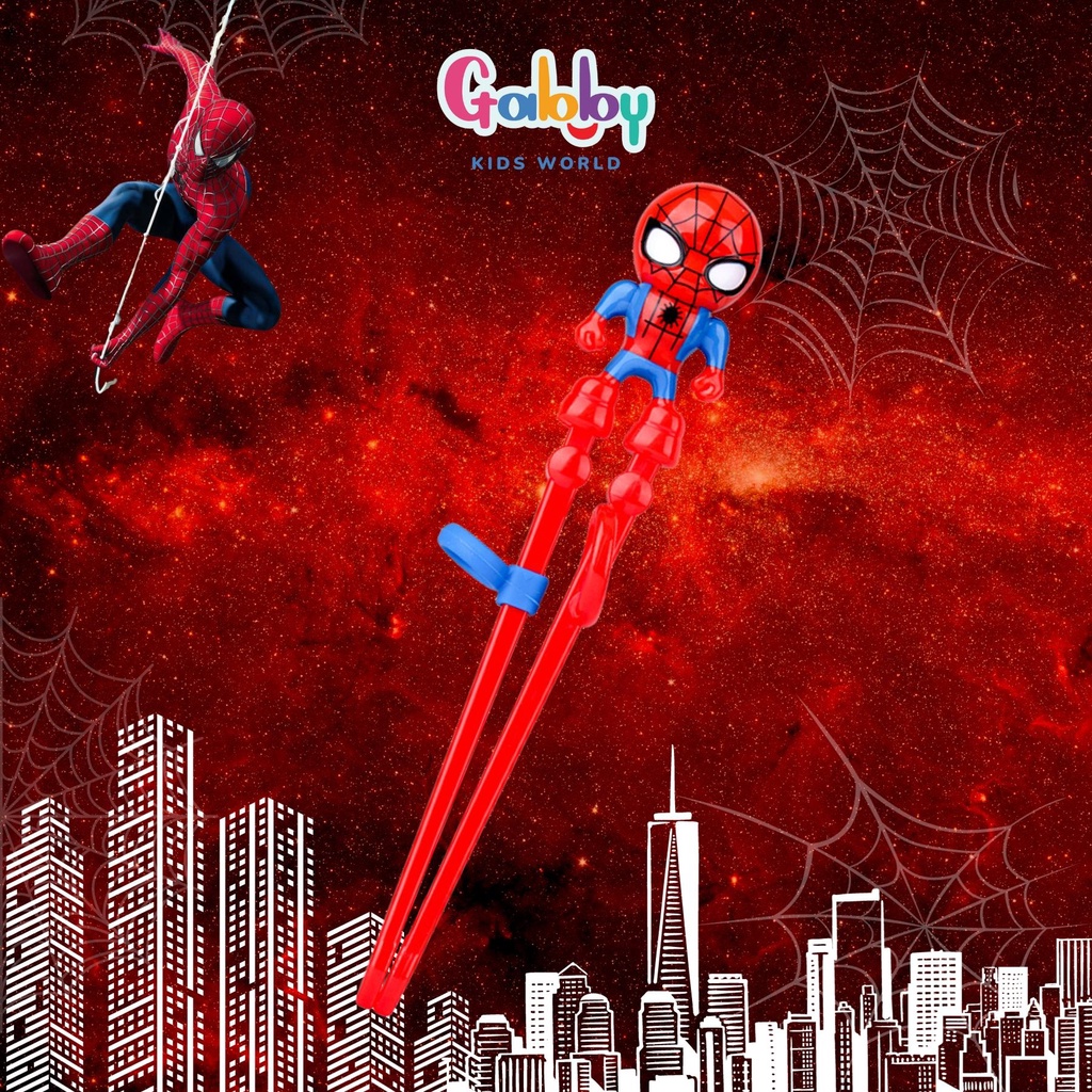 Bộ Đồ Dùng Ăn Uống Hình Nhân Vật Người Nhện Spiderman