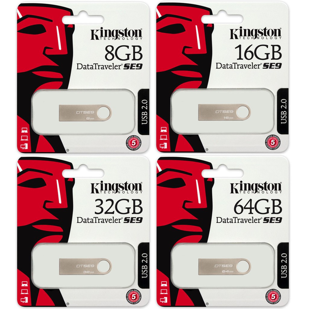USB Kingston 64GB 32GB 16GB 8GB Chống Nước Cài win sao chép lưu trữ dữ liệu - Bảo Hành 12 Tháng