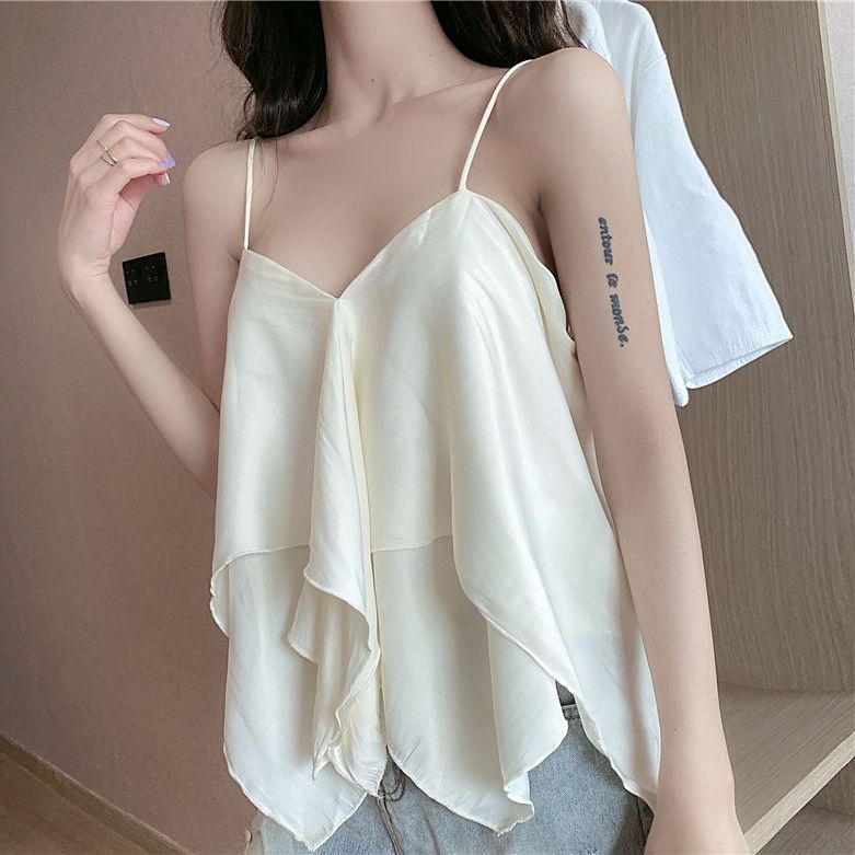 Áo Không Tay Dáng Rộng Thời Trang Mùa Hè Quyến Rũ Dành Cho Nữ