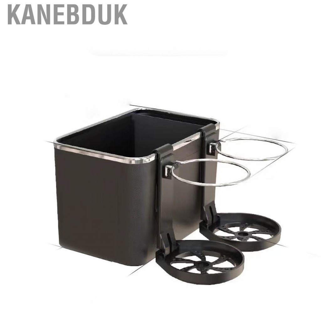 Kanebduk Armrest Storage Box Water Cup Holder Multifunctional Car Console Organizer for Auto