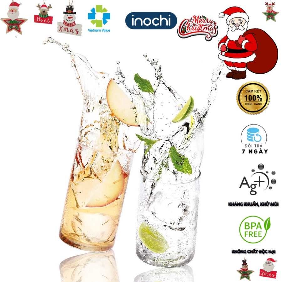 Bộ 6 cốc thuỷ tinh Nikko Chất liệu thuỷ tinh cao cấp Borosilicat vThích hợp dùng trong văn phòng, gia (-40*C đến 560*C)