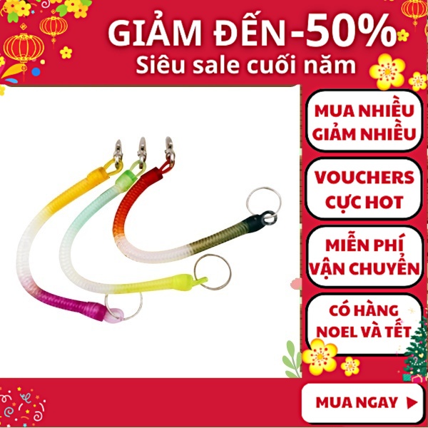 Móc khóa dây lò xo dễ dùng cho mọi hoàn cảnh giá rẻ ⭐FREESHIP ⭐Uy tín ⭐Móc khóa dây lò xo dễ dùng cho mọi hoàn cảnh