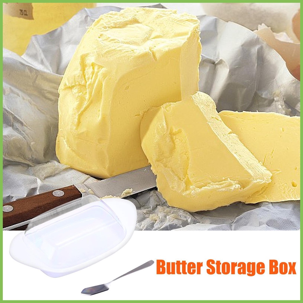 Khay Đựng Bơ / Bánh Quy Hình Thuyền Có Nắp Trong Suốt Tiện Dụng