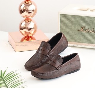 Giày lười nam, Giày da nam moccasins da bò cao cấp MC25