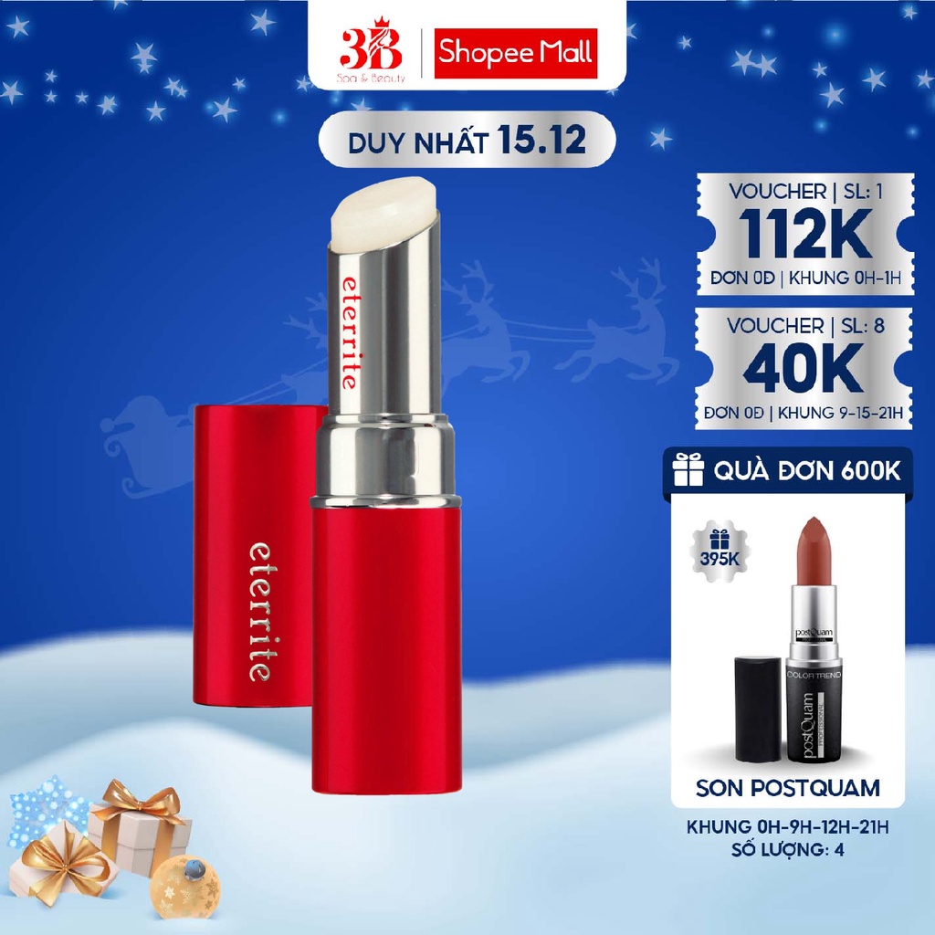 Son Dưỡng Môi Giúp Khử Thâm Môi, Làm Căng Đầy Và Mọng Môi Cho Đôi Môi Hồng Peptide ETERRITE Lip Essence 4g VA321