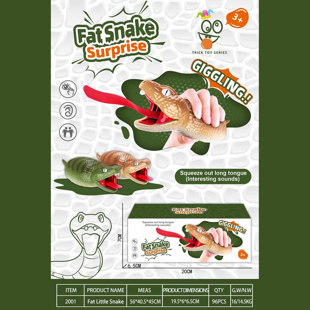 Tongue Spitting Snake Toy Realistic Soft Rubber Pinch Snake for Kids Creative Funny Animal Tricky Decompression Squeeze Toys Children's Gifts