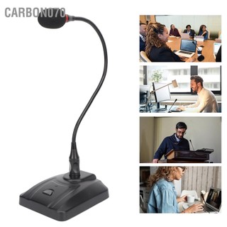 Carbon070 Micrô điện dung cổ ngỗng để bàn có dây 6 35mm linh hoạt phát sóng hội nghị Bài giảng