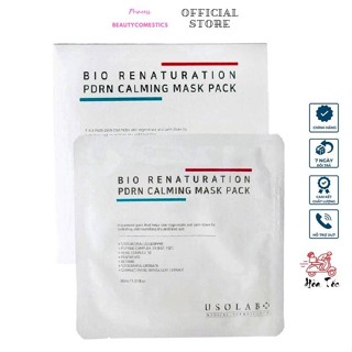 [CHÍNH HÃNG] Mặt Nạ Tái Tạo Da USOLAB BIO RENATURATION PDRN CALMING Karmel MASK PACK (1 hộp 10 miếng)
