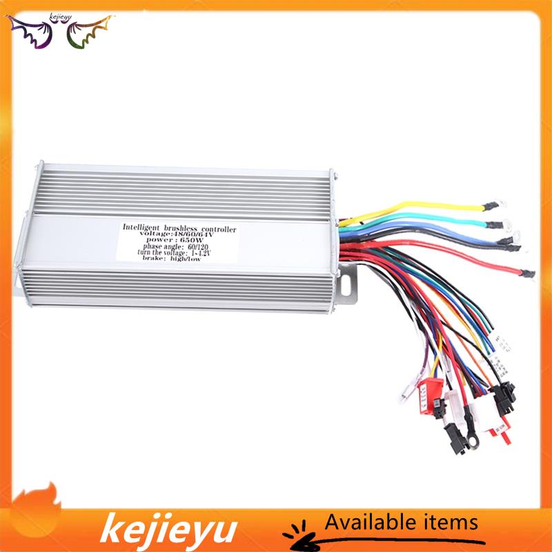 Bộ Điều Khiển Xe Đạp Điện Không Chổi Than 48v / 60v / 64v 650w 15 Chất Lượng Cao