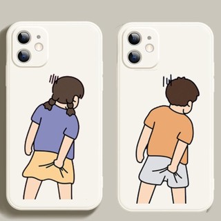 Ốp Điện Thoại Hình Cặp Đôi Vui Nhộn Cho iphone 15 14 13 12 11 pro max couple case xs 6 7 8 plus ip11 ip15 ip14 pro max 11