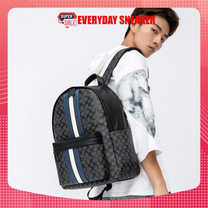 🌟✅Balo 3 sọc Đi Học Ba Lô Da Thời Trang Nam Nữ IBAG Balô da Lv Da Pu Cao Cấp   ✅🌺]