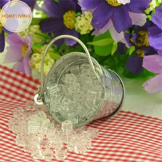 Mô hình xô đá viên mini tỉ lệ 1: 12 trang trí nhà búp bê vn